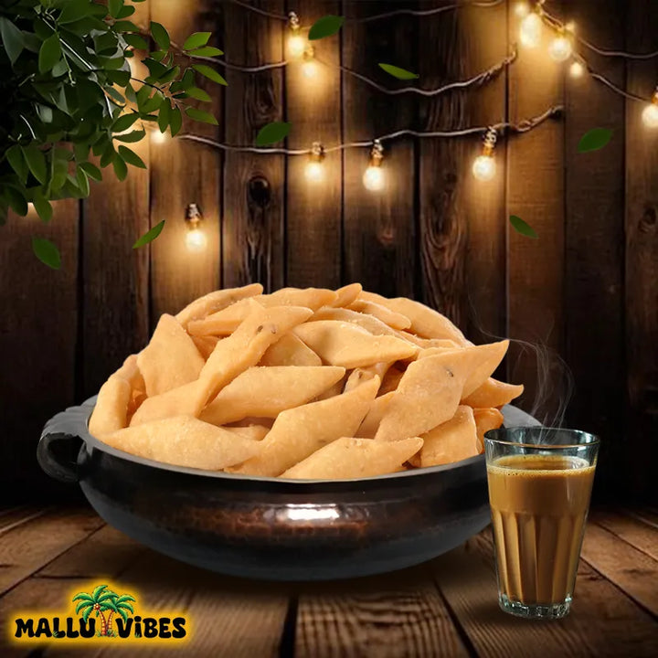 Freshly Made Kerala snacks diamond chips salt in a bowl, english - Online Kerala snacks spicy diamond cut chips 