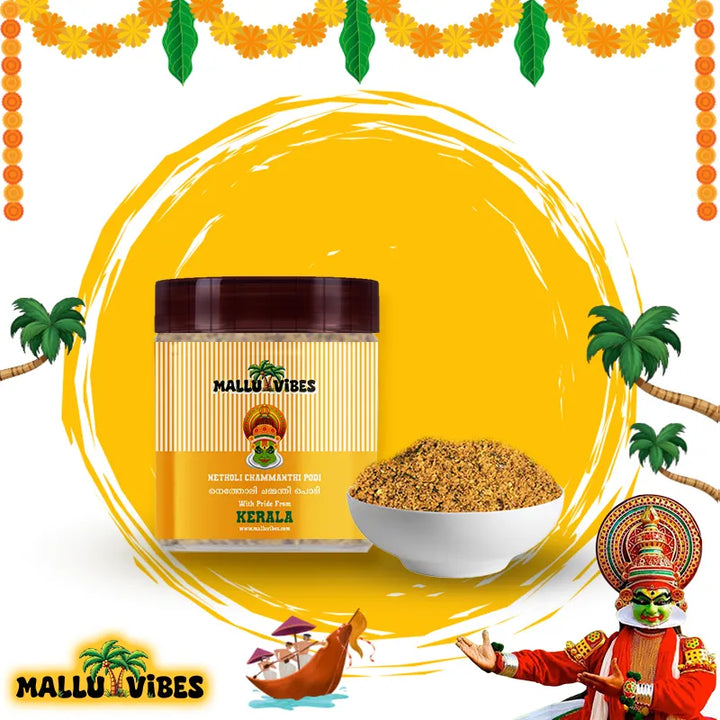Homemade Fresh and No Preservatives in Netholi Chammanthi Podi with a tangy and spicy flavor, english - anchovy chutney powder chammanthi podi