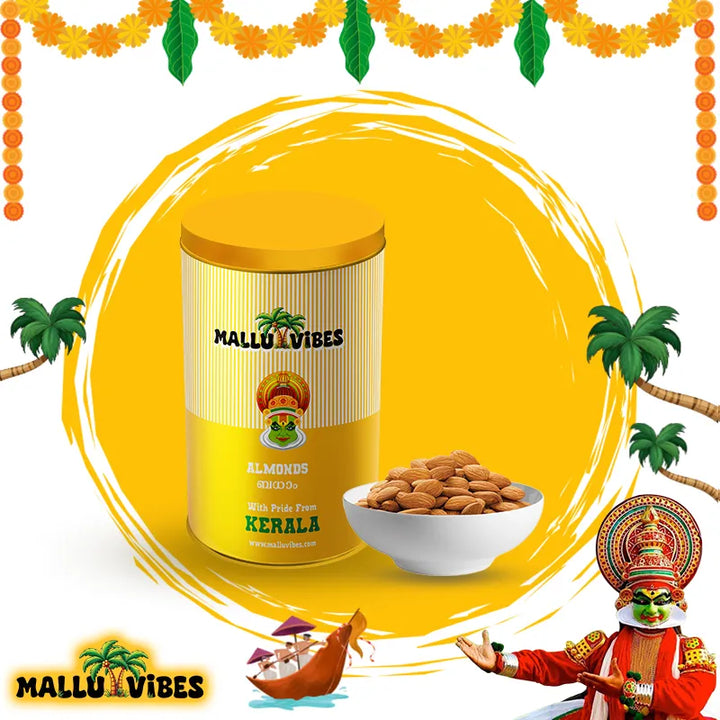Online Kerala snacks almonds with a nutty, slightly sweet flavor, malayalam - Freshly Made Kerala snacks badam
