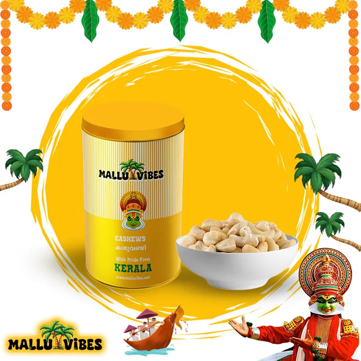 Freshly Made Kerala snacks cashew nuts, rich in flavor and nutrients, malayalam - Homemade Fresh cashew