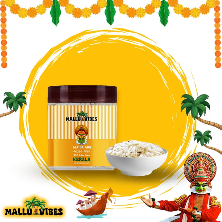 Traditional Kerala food rice ada, thin rice sheets used in south indian dishes, malayalam - Best Kerala online maida ada