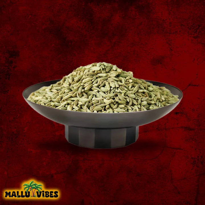 Freshly Made Kerala fennel seeds with a sweet, licorice taste, malayalam - Organic Kerala perunjeerakam