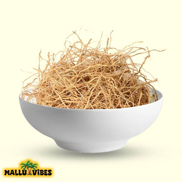 Natural Kerala vetiver roots with a rich, earthy and calming fragrance, malayalam - Organic Kerala ramacham