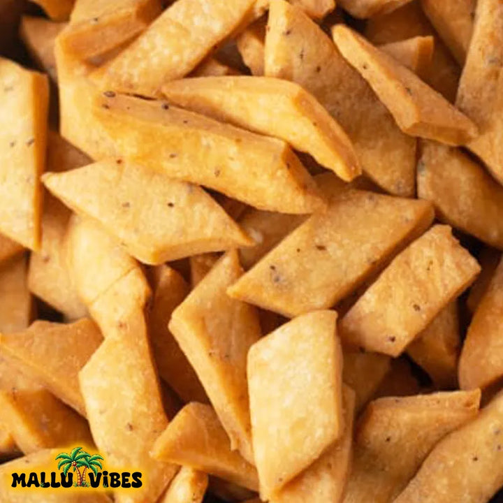 Freshly Made Kerala snacks diamond chips salt, english - Online Kerala snacks spicy diamond cut chips