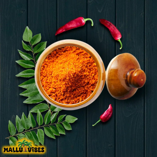 Homemade Fresh Coconut chammanthi podi with a blend of spices, malayalam - nadan thenga chammanthi podi
