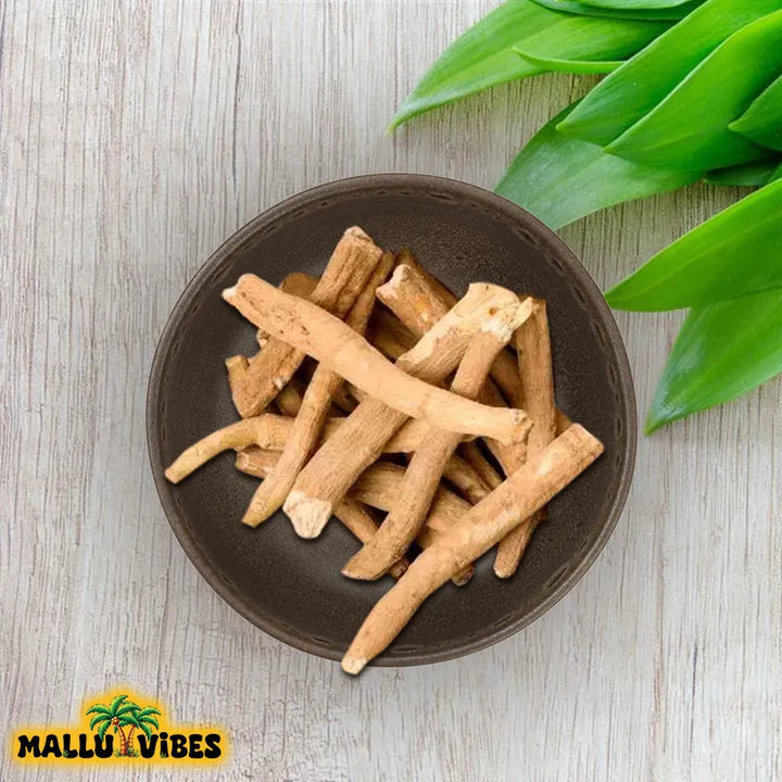 Organic Kerala Ashwagandha roots, valued for their medicinal and rejuvenating qualities, english - Natural Kerala indian ginseng 